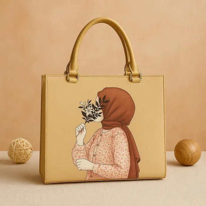 Women's Canvas Printed Tote Bag