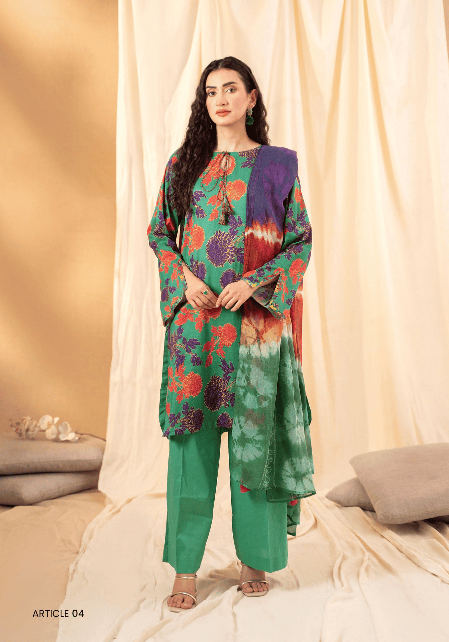 UNSTITCHED 3-PIECE COLLECTION D04