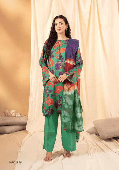 UNSTITCHED 3-PIECE COLLECTION D04