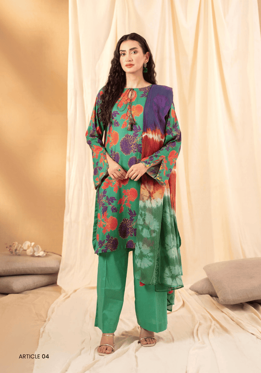 UNSTITCHED 3-PIECE COLLECTION D04