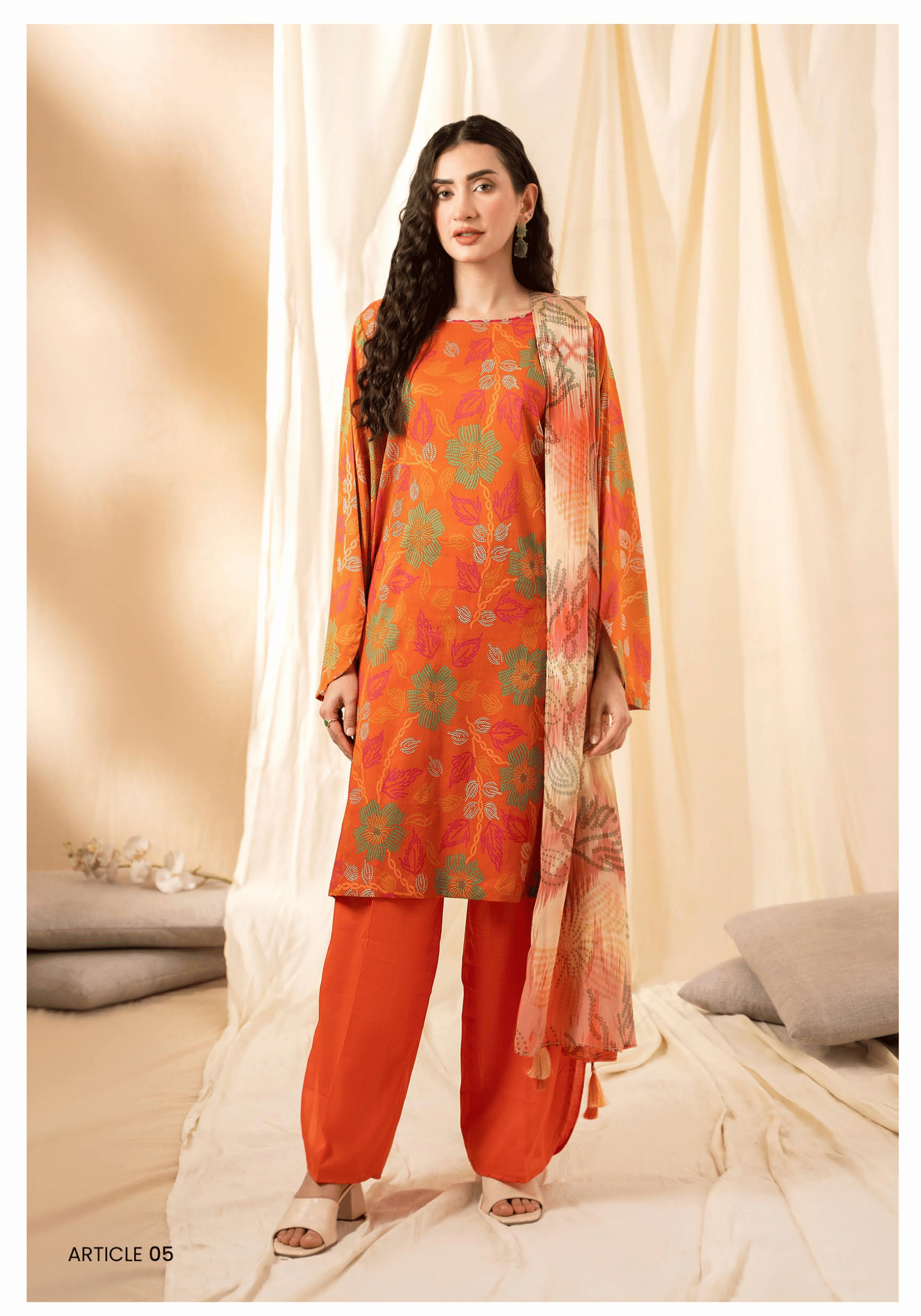 UNSTITCHED 3-PIECE COLLECTION D05