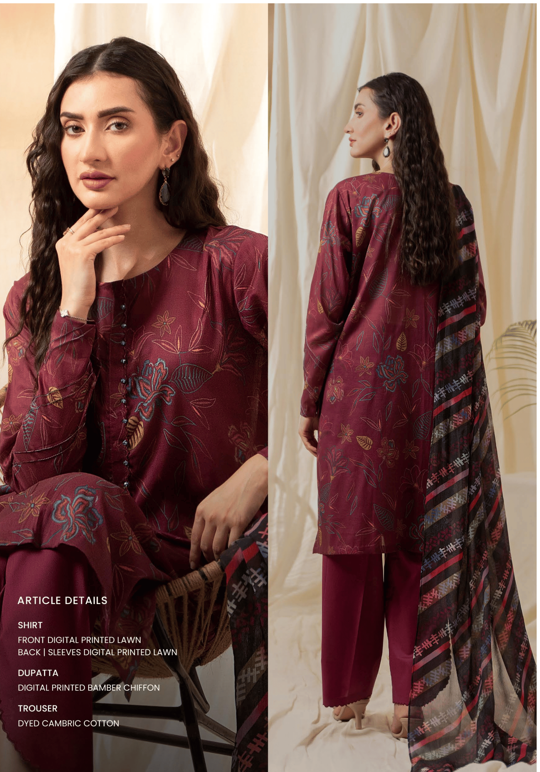 UNSTITCHED 3-PIECE COLLECTION D06