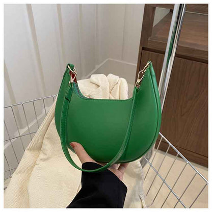 High-end Niche Design Black Bag Women's 2025 Shoulder Handbag Texture Underarm Dumpling Bag