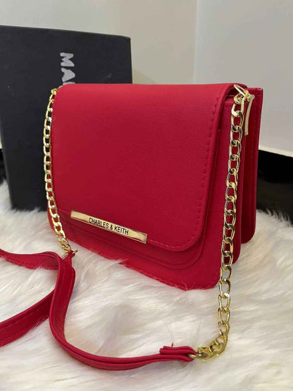 Chic Red Crossbody Bag