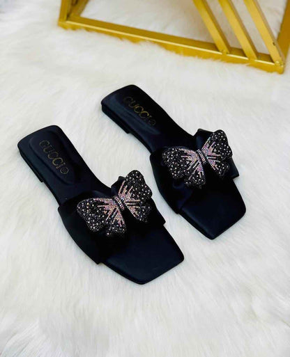 Stylish Women's Synthetic Leather Semi-Formal Flats