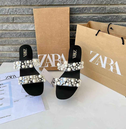 Elegant Women's Fancy Synthetic Leather Flats