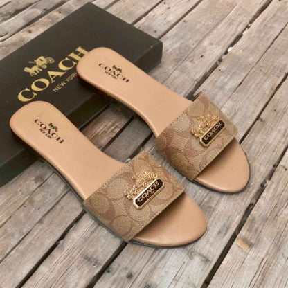 Women’s Formal Brown Synthetic Leather Flats