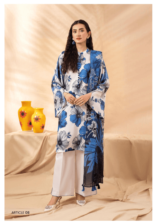 UNSTITCHED 3-PIECE COLLECTION D08