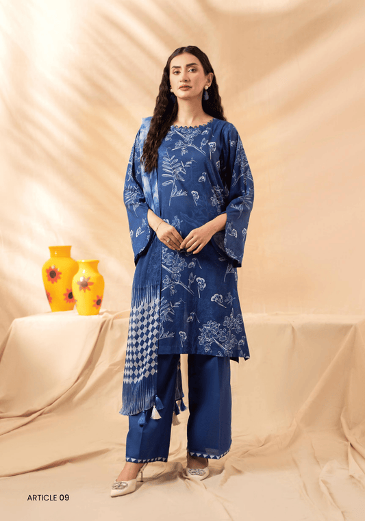 UNSTITCHED 3-PIECE COLLECTION D09