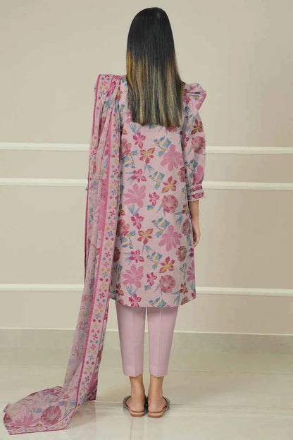 Unstitched Printed Lawn 3 Piece