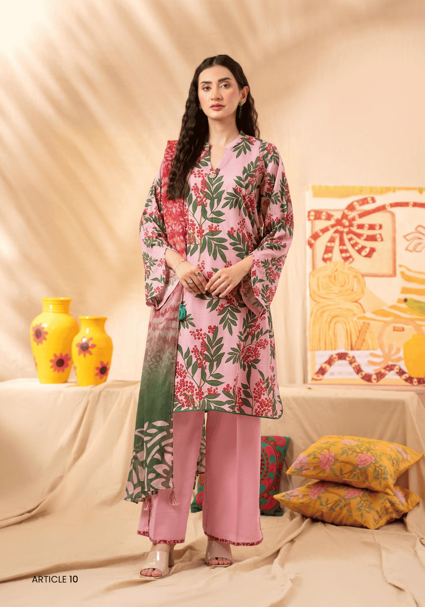 UNSTITCHED 3-PIECE COLLECTION D 10