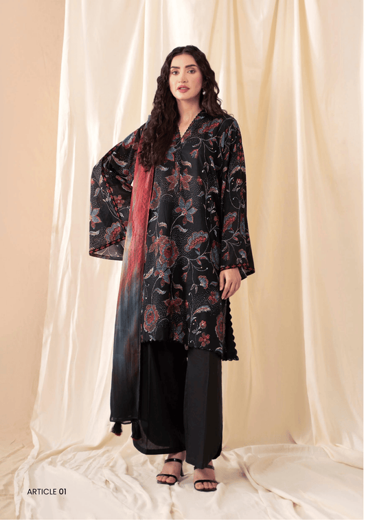 UNSTITCHED 3-PIECE COLLECTION D01