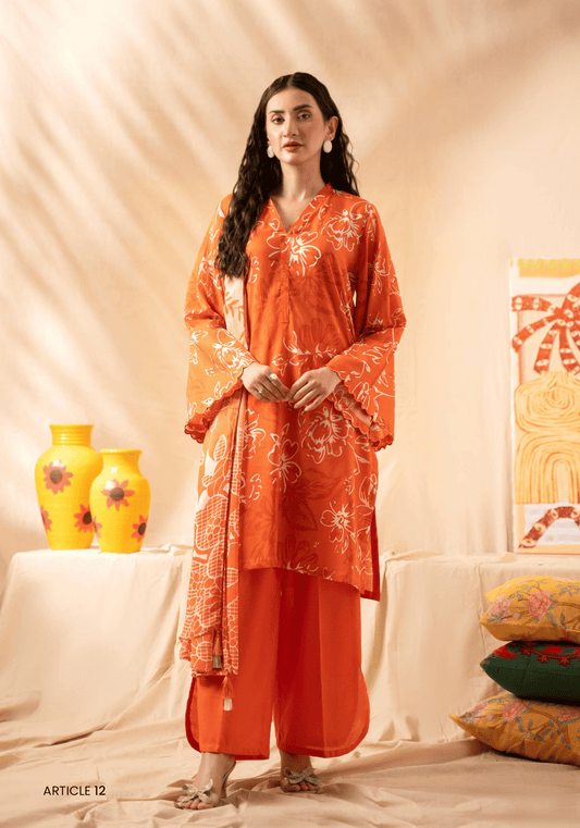 UNSTITCHED 3-PIECE COLLECTION D 12