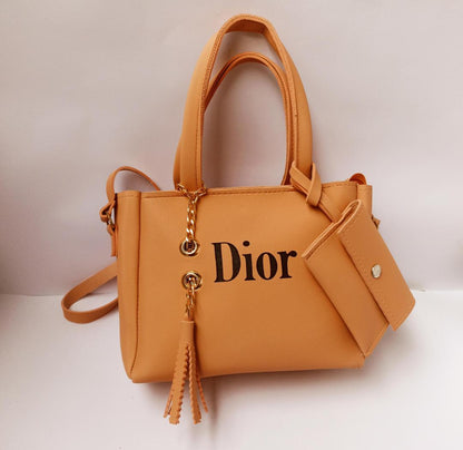 Women's PU Leather Printed Hand Bag Set