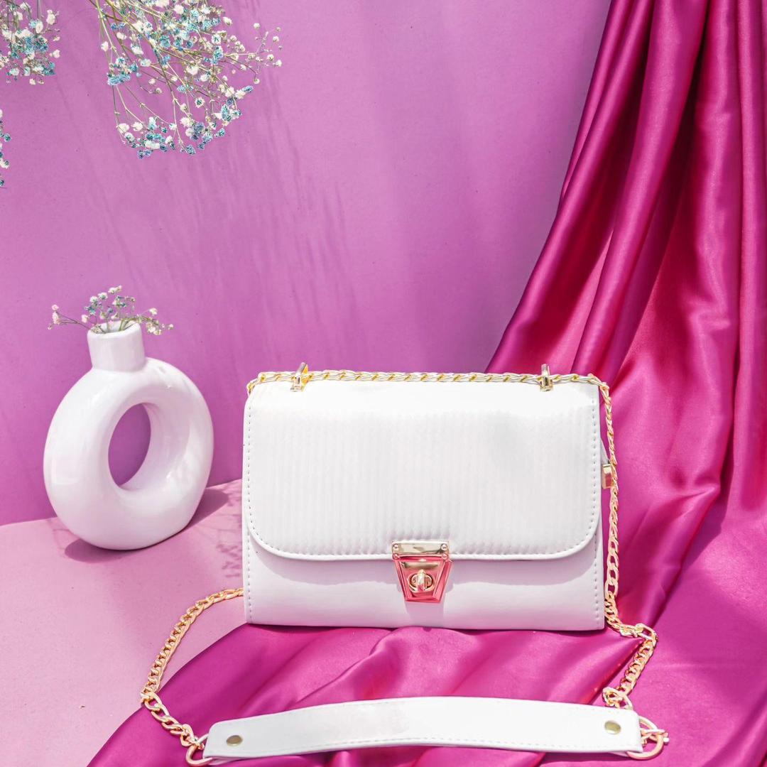 Women's PU Leather Plain Top Handle Shoulder Bag