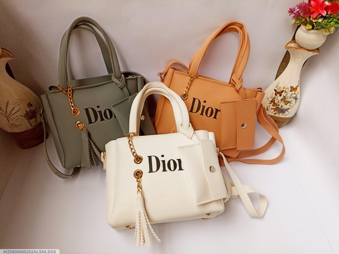 Women's PU Leather Printed Hand Bag Set