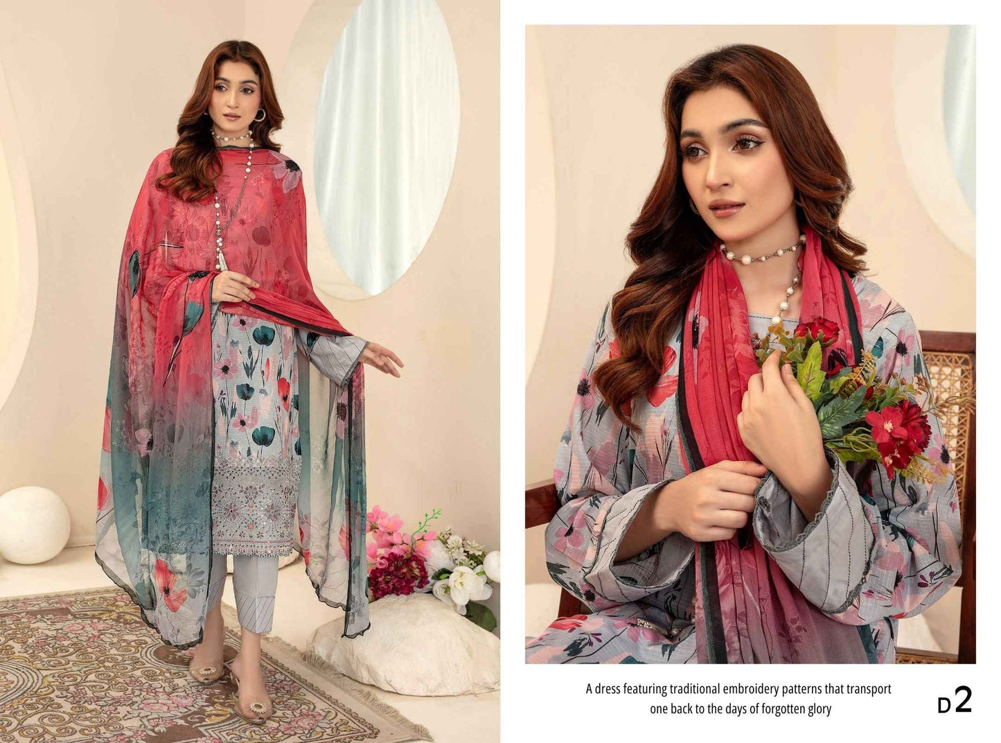 Print And Petals By Zara Meer vol 281 D 02