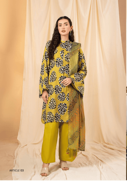 UNSTITCHED 3-PIECE COLLECTION D03