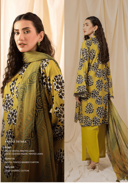 UNSTITCHED 3-PIECE COLLECTION D03