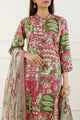 Unstitched Printed Lawn 3 Piece