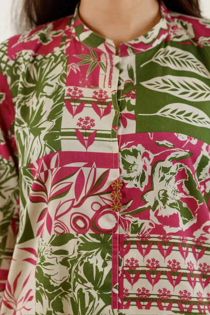 Unstitched Printed Lawn 3 Piece