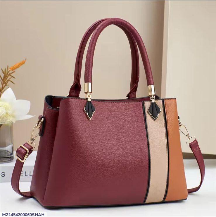 Women's Rexine Plain Shoulder Bag