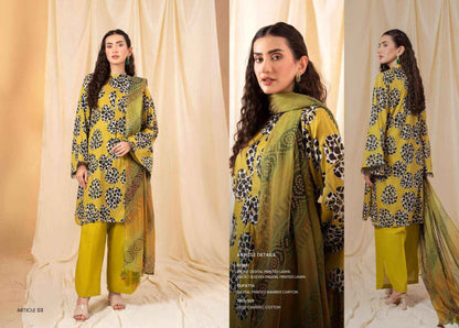 UNSTITCHED 3-PIECE COLLECTION D03