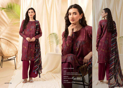 UNSTITCHED 3-PIECE COLLECTION D06