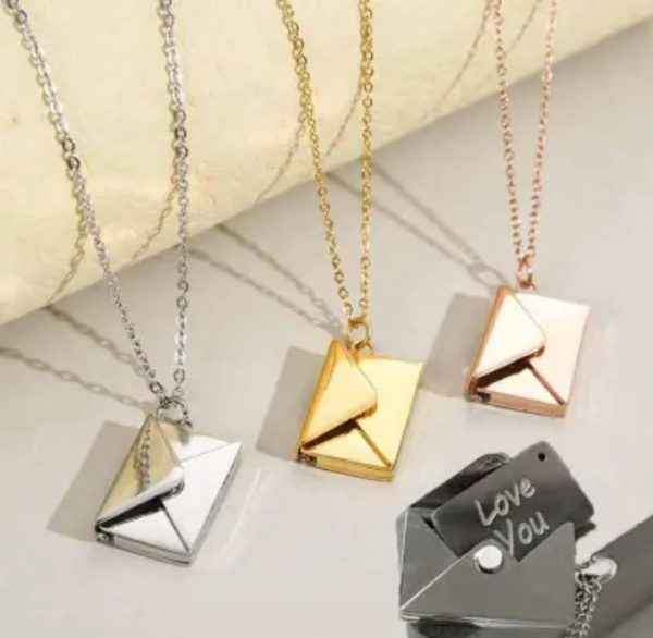 Love Letter Envelop Pendent For Girls