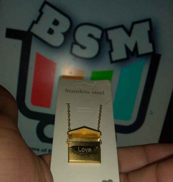 Love Letter Envelop Pendent For Girls