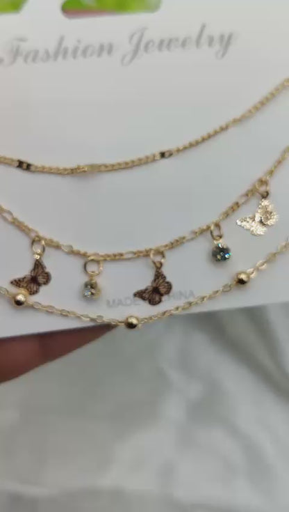 Imported Triple-layered Adjustable Bracelet Set | Best Quality Artificial Bracelet For Girls & Women | Bracelet For Every Occasion