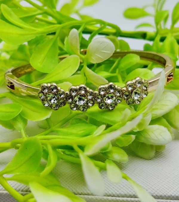 Sparkling Floral Adjustable Bracelet | Best Quality Artificial Bracelet For Girls & Women